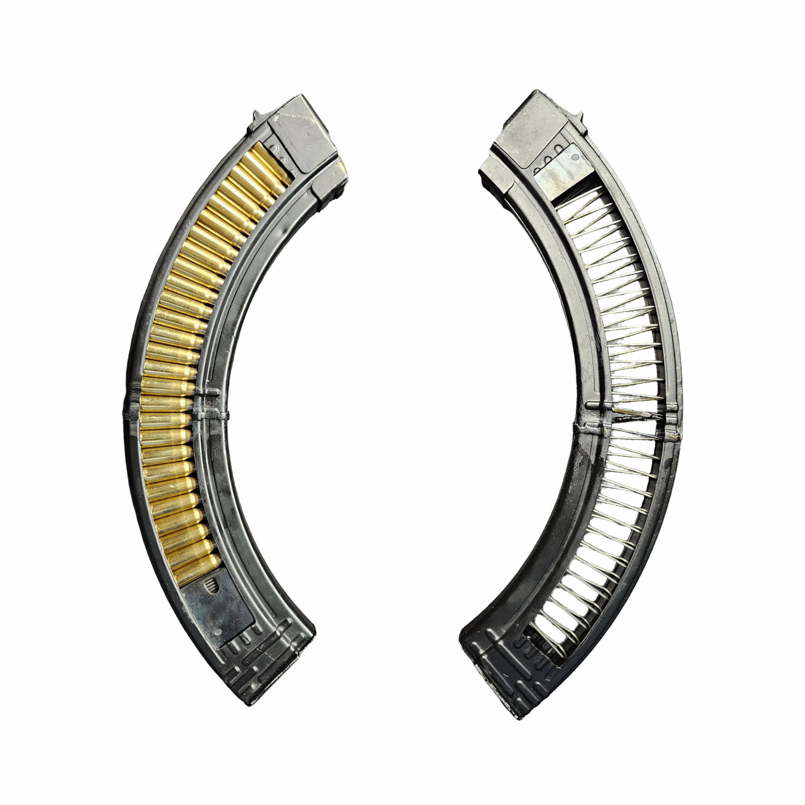 AK 55 Rd Magazine — Custom Double-Welded, Dual-Window — image 3