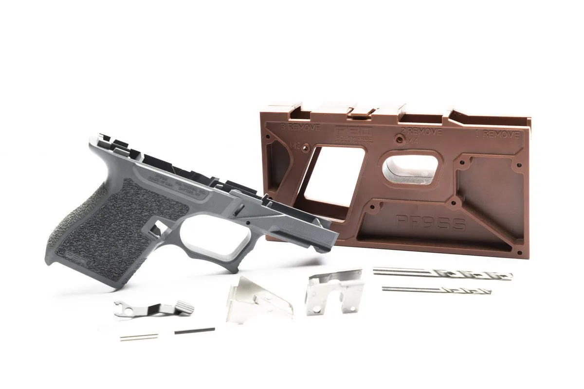 Polymer80 PF9SS 80% Single-Stack Frame Kit, Gray (Glock 43 fit) — image 2